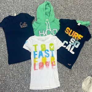 Hollister and America Eagle Shirts